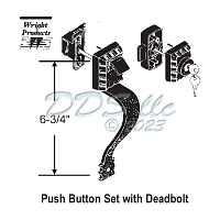 Push Button Latch 900-13554K 1
